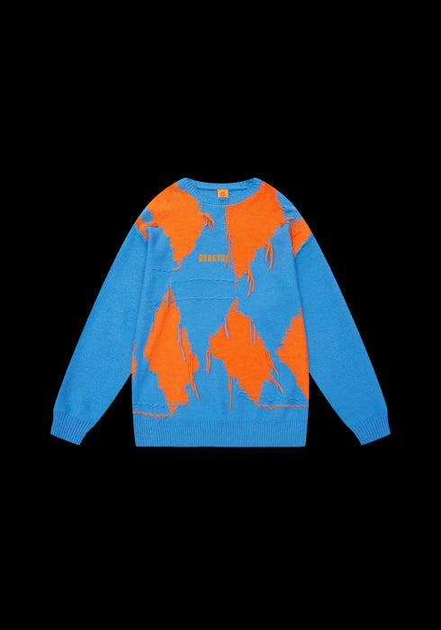 Embroidered Pullover Sweater